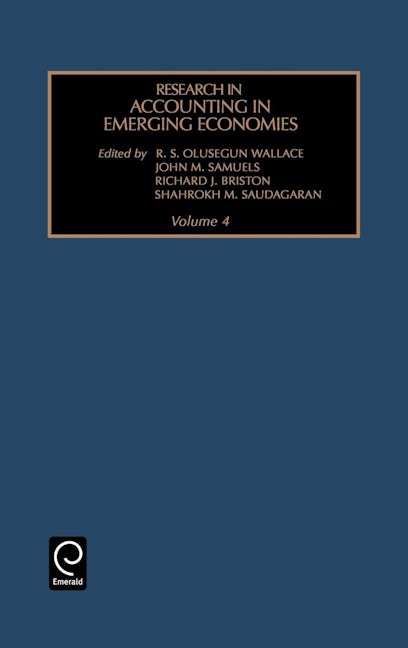 Book cover image for Research in Accounting in Emerging Economies ISBN: 9781559389952